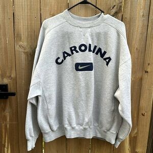 Vintage University North Carolina Sweatshirt Carolina Crewneck Tar Heel Size L